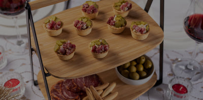 Delicious Christmas appetizer: Iberian Salchichón Tartlet