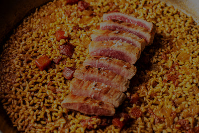 Baked Iberian secret rice